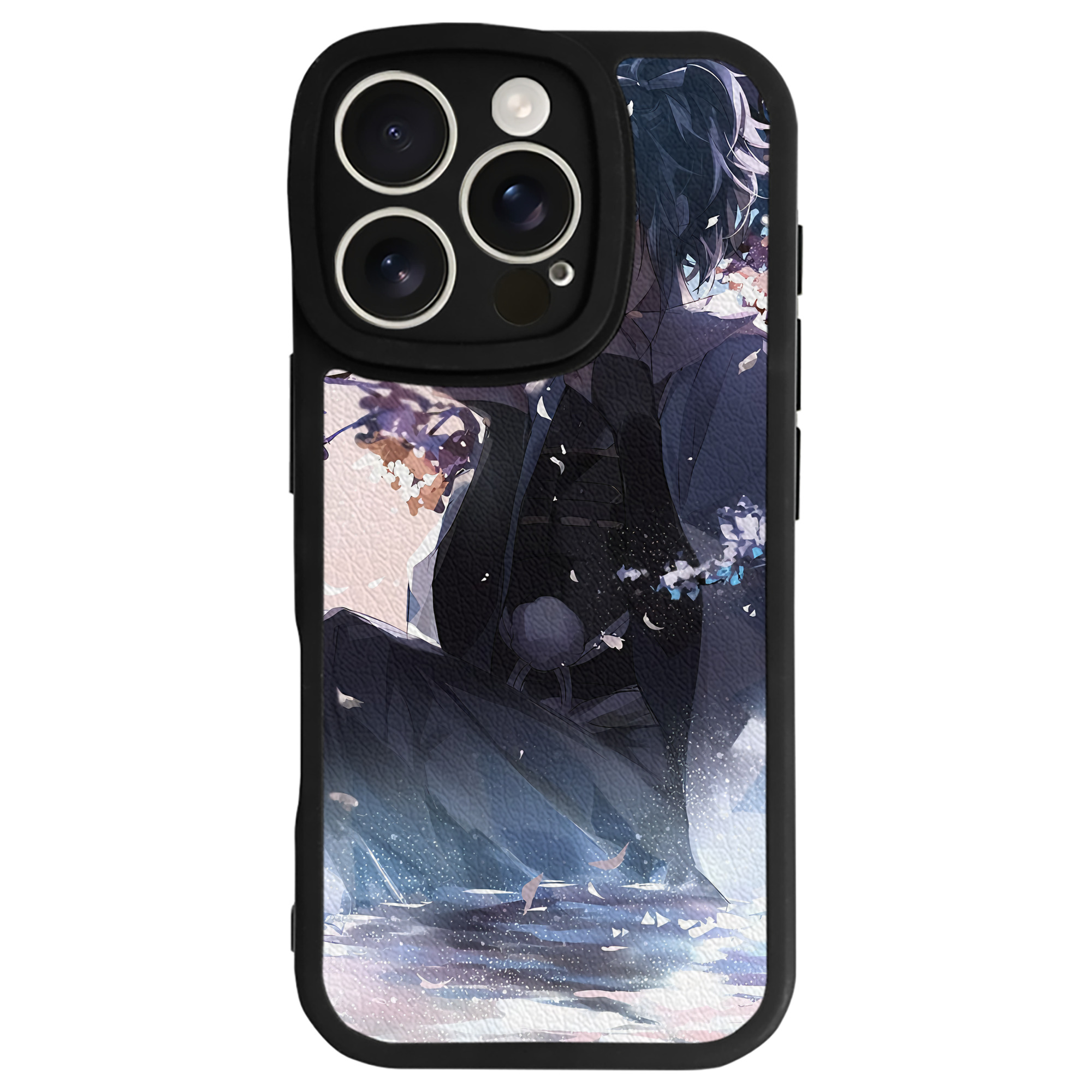 （画像用） 刀剣乱舞 Touken Ranbu 【iPhone 16シリーズ対応】シリコンスマホケース（レザー調） 材質：シリコン